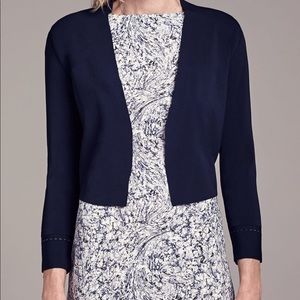 MM Lafleur Sant Ambroeus Navy Jardigan